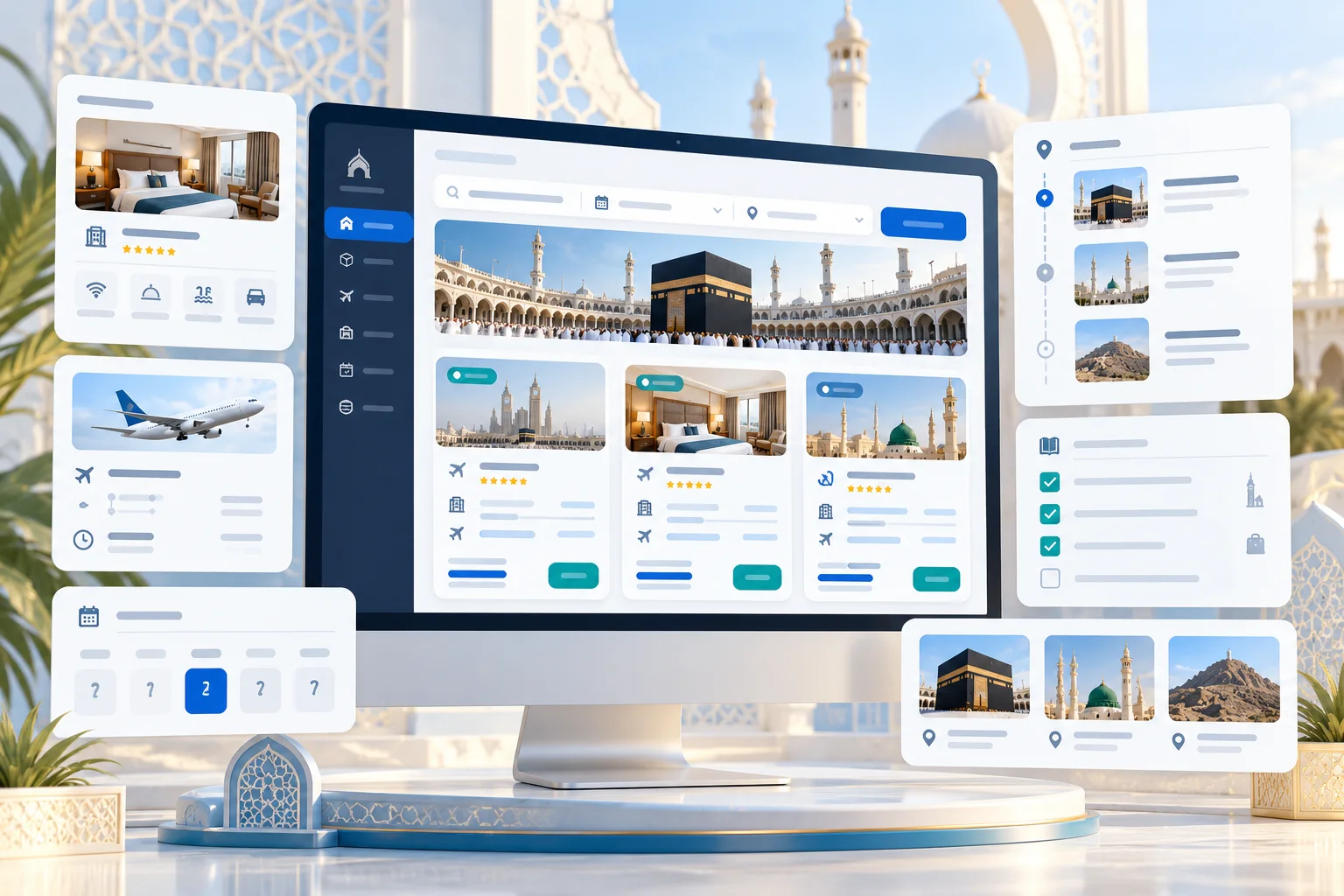 Website haji umroh responsif