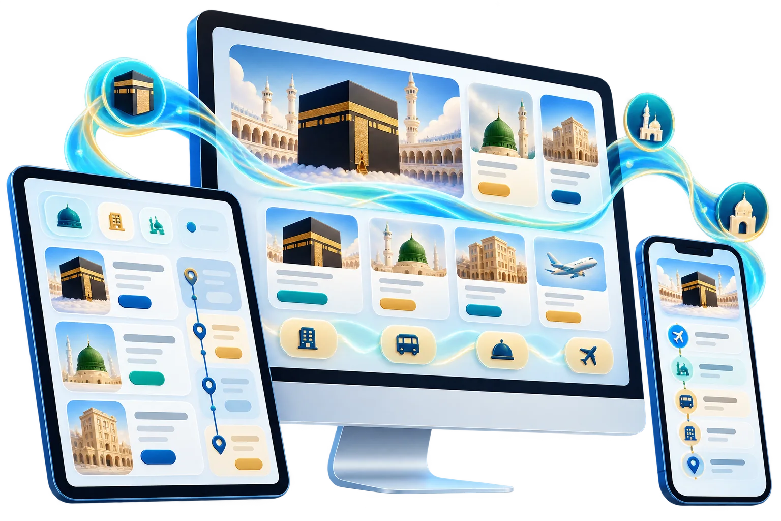 Website haji umroh responsif
