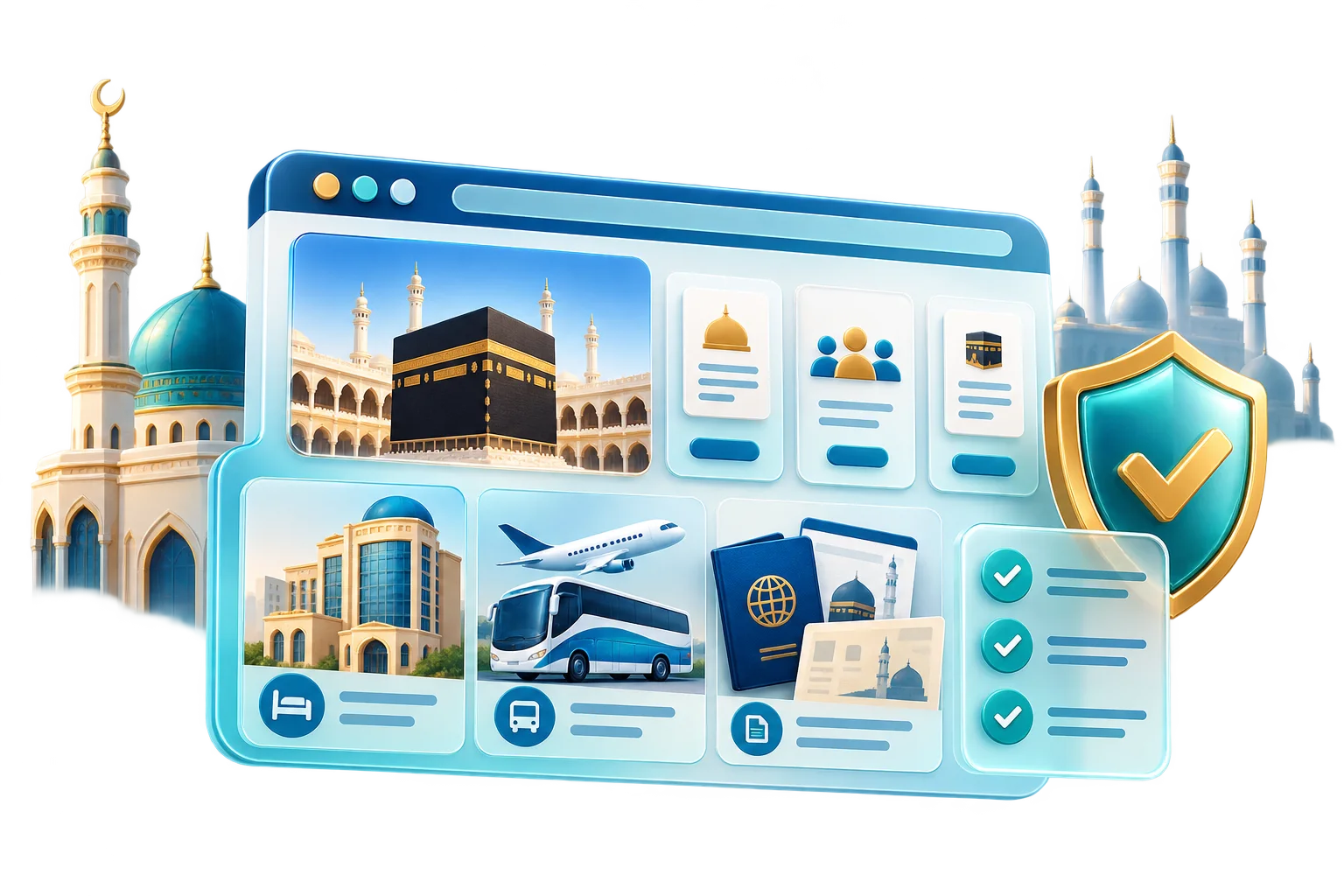 Ilustrasi dashboard terpusat