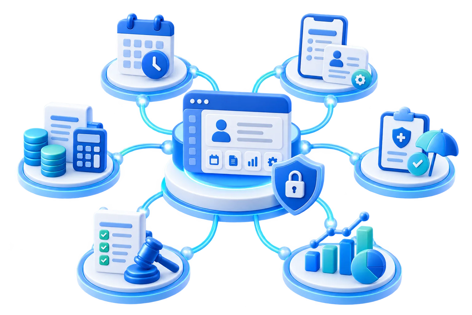 Dashboard Aplikasi HRIS dan Payroll MIVIM HR