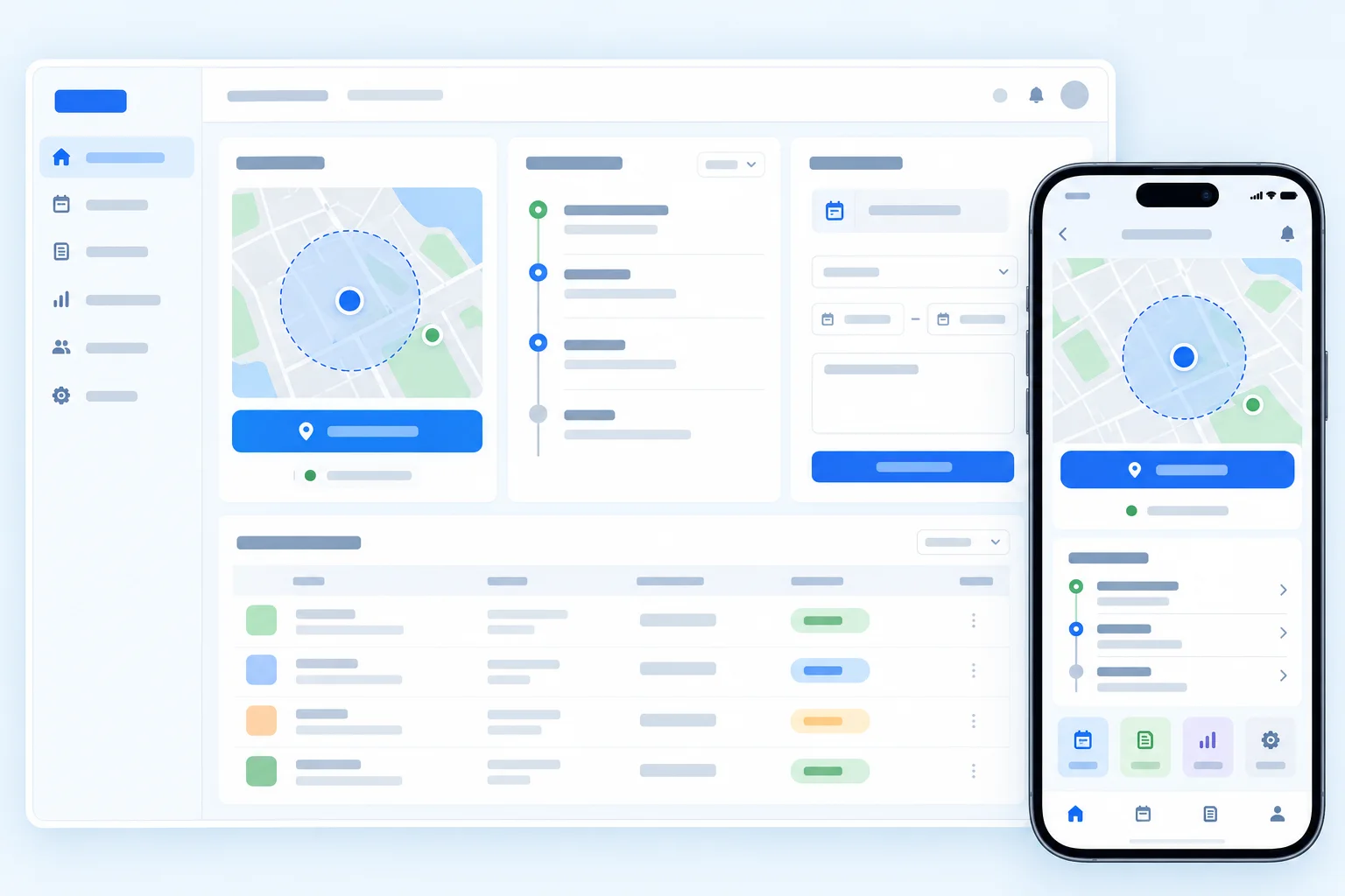 Sistem presensi mobile GPS dan portal mandiri karyawan