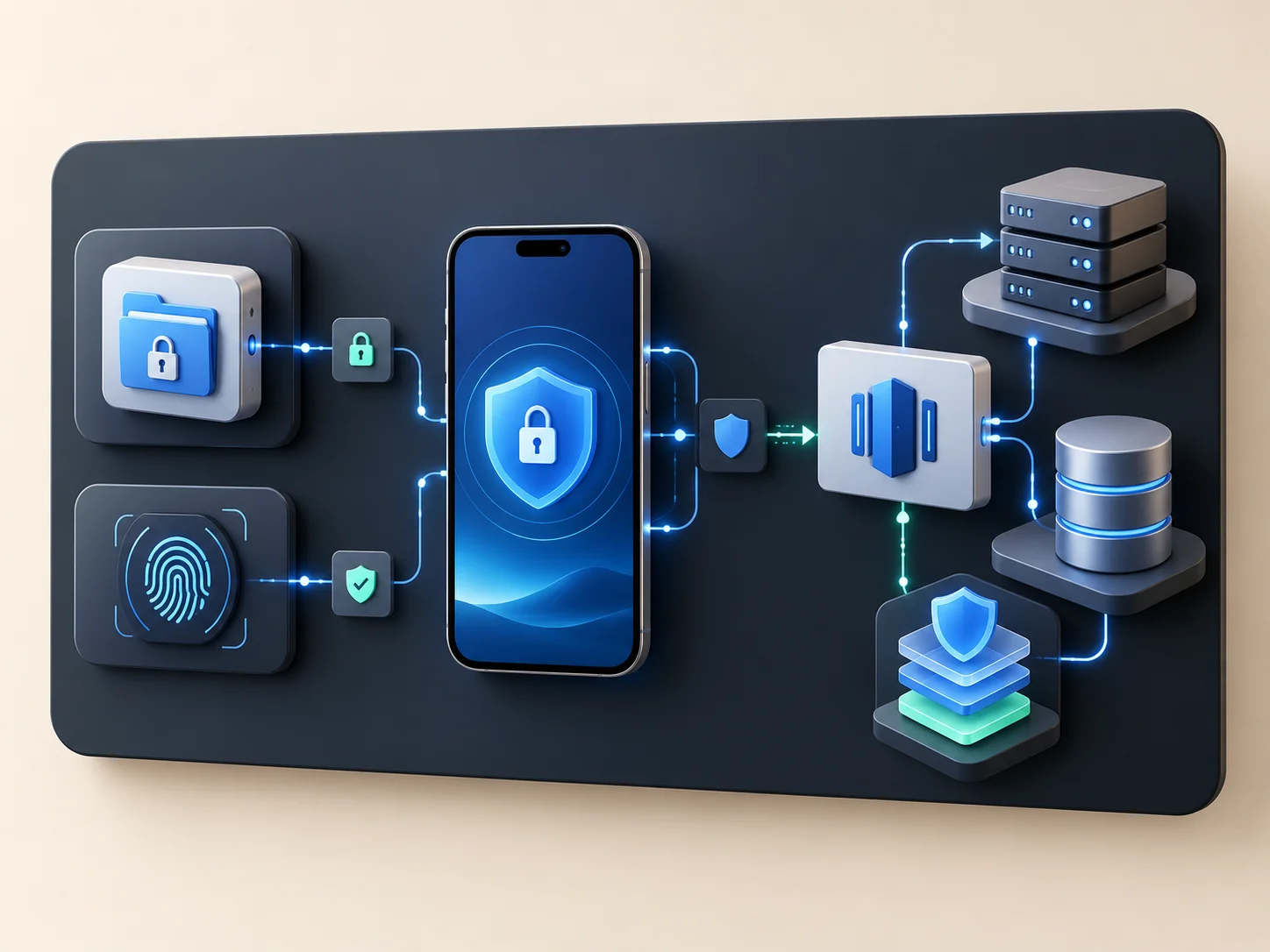 Arsitektur mobile aman dan terstruktur