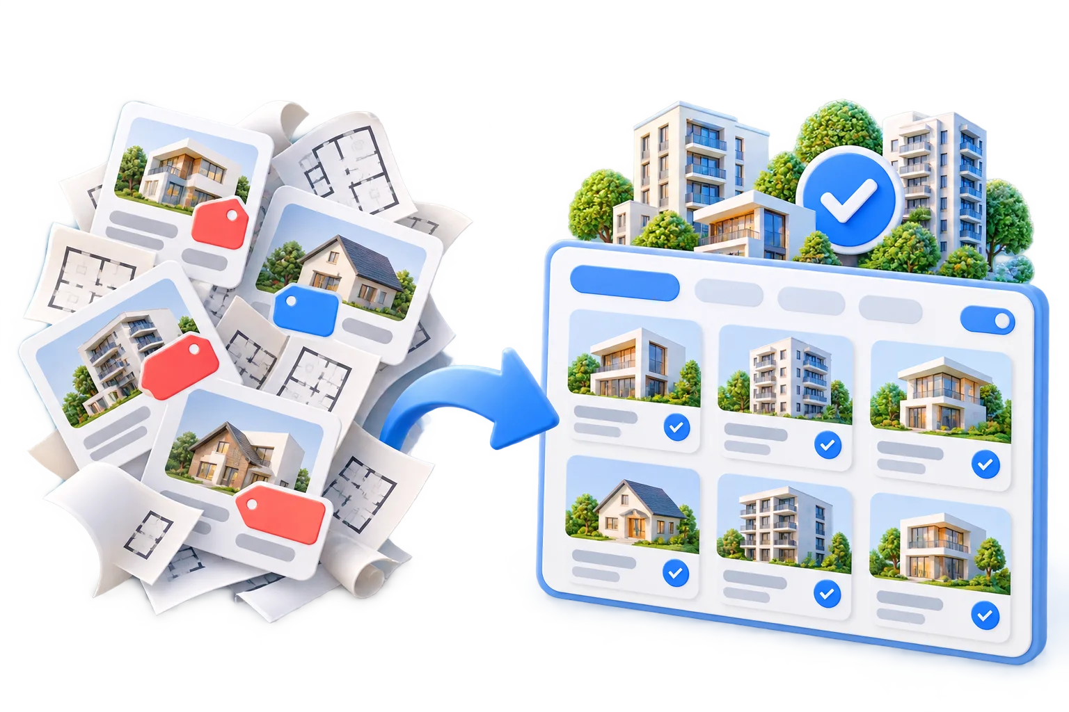 Tantangan listing properti berantakan