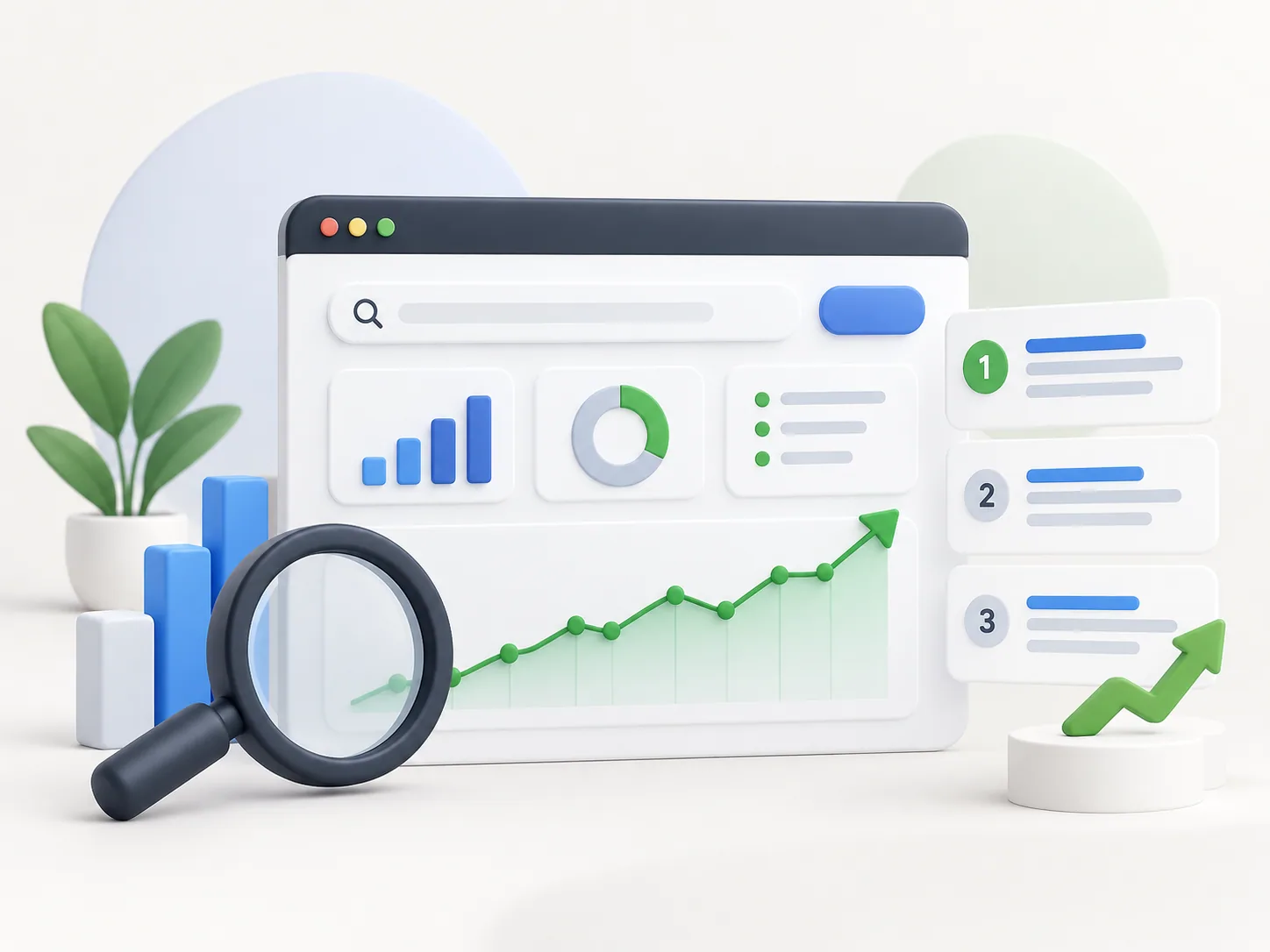 Ilustrasi layanan Search Engine Optimization