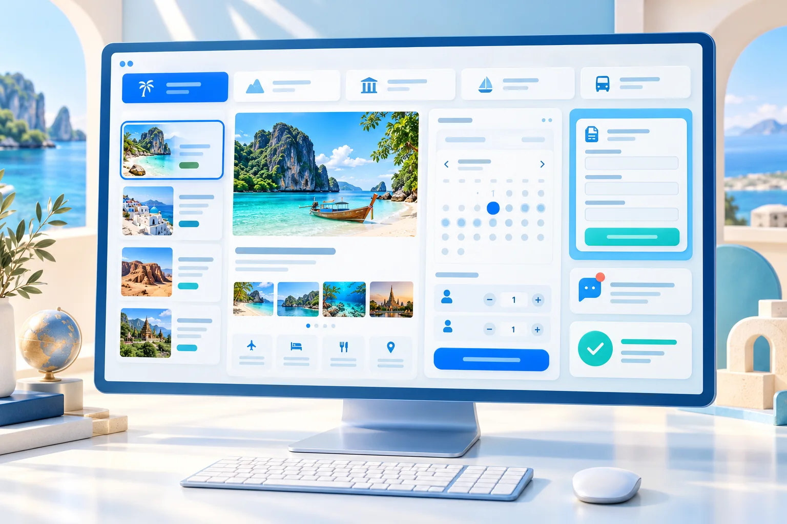 Form booking website tour travel