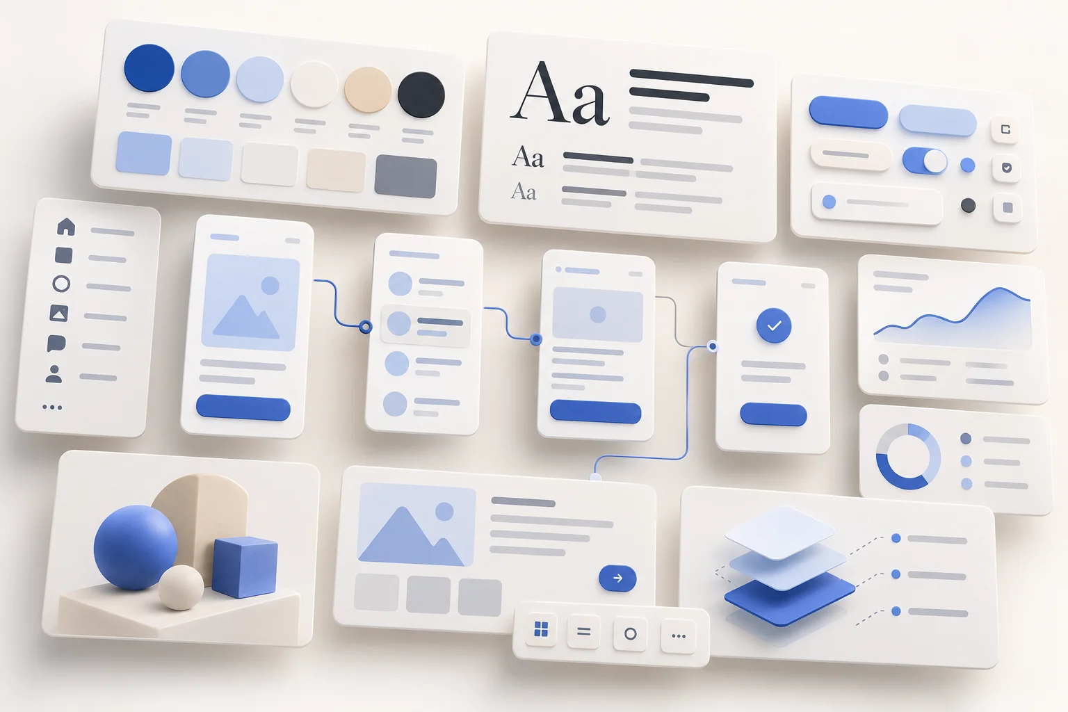 Design system dan komponen UI/UX